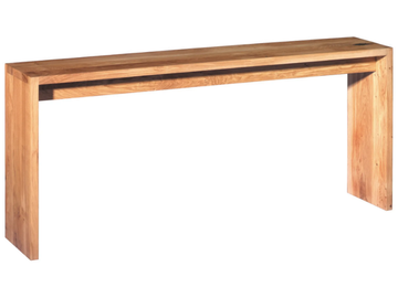ALTO - Rectangular wooden console table by E15 - view 2