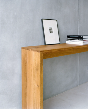 ALTO - Rectangular wooden console table by E15 - view 3