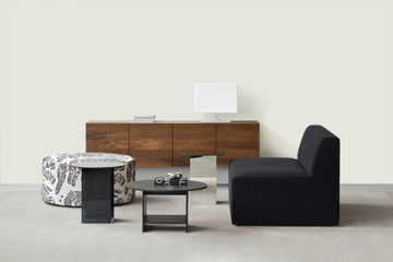HEIJI - Round wooden coffee table by E15 - view 3