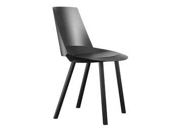 HOUDINI - Wood veneer chair by E15 - view 2