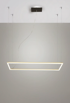 FRAME - LED aluminium pendant lamp by EGOLUCE - view 3