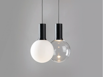NEWTON SYSTEM - LED glass and aluminium pendant lamp by EGOLUCE - view 2