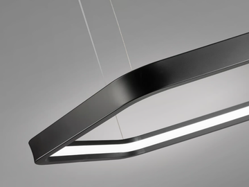 ESAGONO - LED extruded aluminium pendant lamp by ENGI - view 3