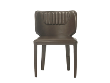 AIDA - Upholstered leather chair by ENNE - view 3