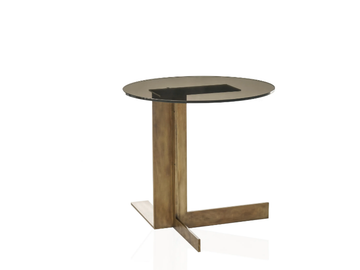 ATLANTIDE - Glass side table by ENNE - view 3