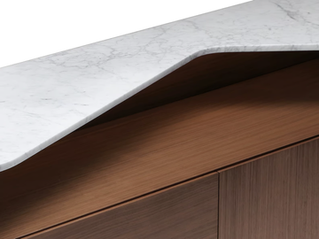BRIGHT - Walnut sideboard by ENNE - view 3
