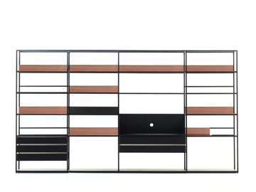 DEEP - Open metal bookcase by ENNE - view 2