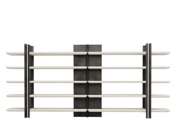 DISCOVERY - Open wooden bookcase by ENNE - view 2