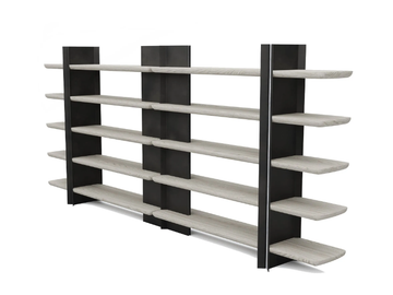 DISCOVERY - Open wooden bookcase by ENNE - view 3