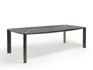 FOIL - Rectangular wooden dining table by ENNE - view 2
