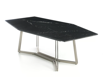 HEXAGON - Marble dining table by ENNE - view 2