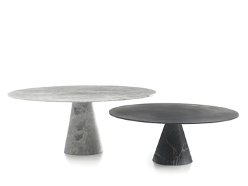 IDEE - Round marble coffee table by ENNE - view 2