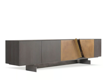 LEAF - Wooden sideboard with doors by ENNE - view 3