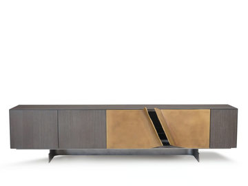 LEAF - Wooden sideboard with doors by ENNE - view 2