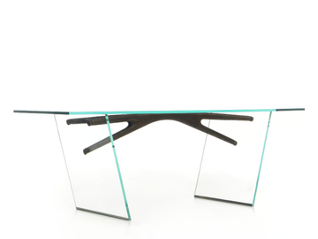 LOOP - Rectangular glass table by ENNE - view 3