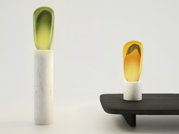 OPHELIA - Marble floor lamp by ENNE - view 3