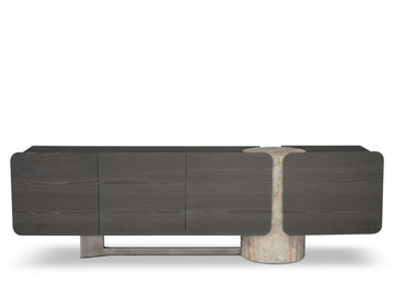 TITANO - Wooden sideboard with doors by ENNE - view 3
