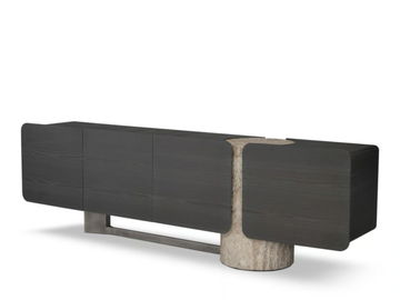 TITANO - Wooden sideboard with doors by ENNE - view 2