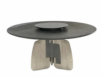 ASTER - Round dining table by ENNE - view 2
