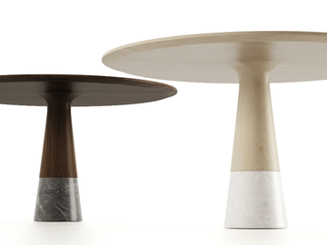 ECHO - Round side table by ENNE - view 3