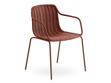 LAPALA - Stackable rope garden chair with armrests by EXPORMIM - view 2