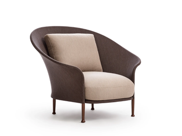 LIZ - Fabric garden armchair with armrests by EXPORMIM - view 3