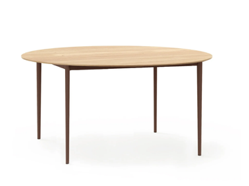 NUDE - Round oak table by EXPORMIM - view 2