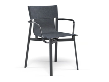 BREEZE - Chair with armrests in aluminum and technical fabric by Emu - view 2
