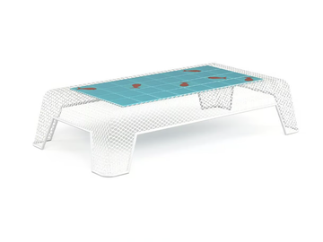 IVY - Rectangular low steel garden side table by Emu - view 2