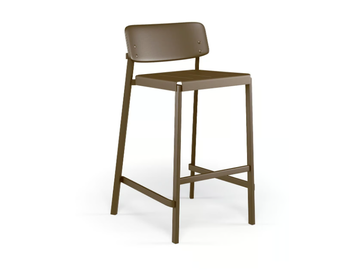 SHINE - Stackable high aluminium garden stool by Emu - view 2