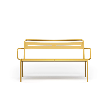 STAR - Steel garden bench with armrests by Emu - view 3