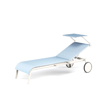 TIKI - Recliner sun lounger with castors by Emu - view 3