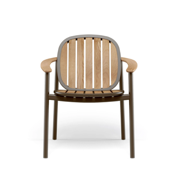 TWINS - Teak garden chair with armrests by Emu - view 3