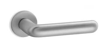 HANSA - Brass door handle on rose by Ento - view 3
