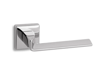 EDGE SQ - Door handle on rose by Ento - view 2