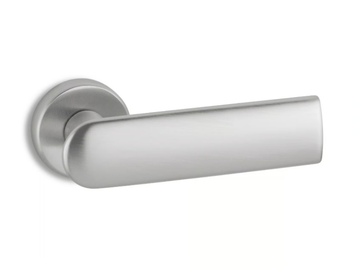 REFLEX - Brass door handle on rose by Ento - view 2