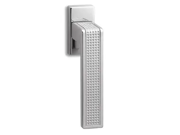 TECA QUADRO - Brass window handle on rose by Ento - view 2