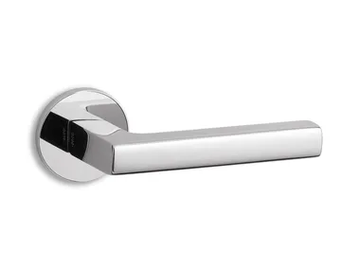 UNIT R6 - Brass door handle on rose by Ento - view 2
