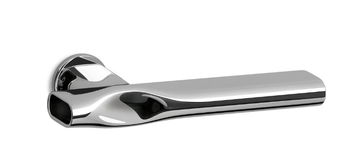 TRACE C3 - Brass door handle by Ento - view 2