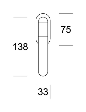 DROP - DK brass window handle by Ento - view 3