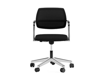 ALEGRIA - Height-adjustable fabric office chair with castors by Ersa - view 3