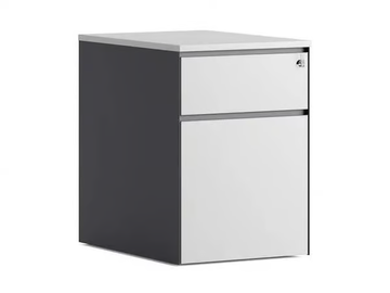 ARCADIAN - Melamine office drawer unit with lock by Ersa - view 2