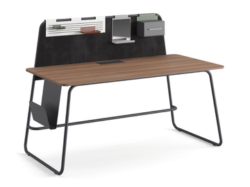 PAIPU - Rectangular wooden writing desk by Ersa - view 2