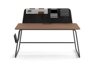 PAIPU - Rectangular wooden writing desk by Ersa - view 3