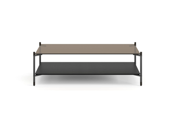 TUBE - Rectangular glass coffee table by Ersa - view 3