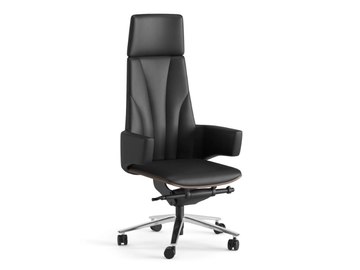 IMPERO - Swivel high-back leather executive chair with armrests by Ersa - view 2