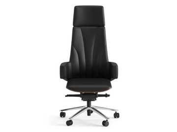 IMPERO - Swivel high-back leather executive chair with armrests by Ersa - view 3