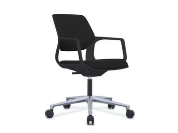 MOIRA - Swivel chair with armrests with 5-spoke base by Ersa - view 3