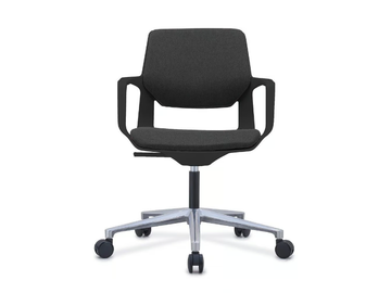 MOIRA - Swivel chair with armrests with 5-spoke base by Ersa - view 2