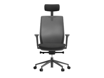 OPIA - Swivel fabric office chair with headrest by Ersa - view 3